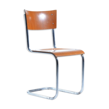 Chaise Mart Stam Tchécoslovaquie années 1960