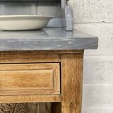 Table de toilette plateau marbre