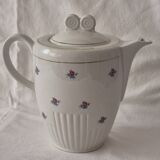 Coffee pot half-porcelain Lunéville Keller and Guerin A585