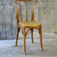 Chaise bistrot cannée Fischel N°113, vers 1925