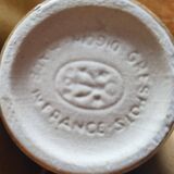 Ensemble de 6 verres gobelets en grès Digoin