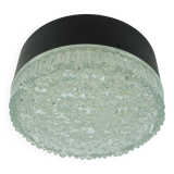 N° 1 sur 2 - plafonnier ou applique murale Staff modèle a 226 verre bullé années 60-70
