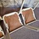 Set of 4 vintage French school chairs – Stackable chairs – 1920s