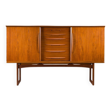 Danish teak sideboard by Arne Vodder for Vamo Sønderborg, 1960s