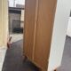 Armoire vintage pieds compas
