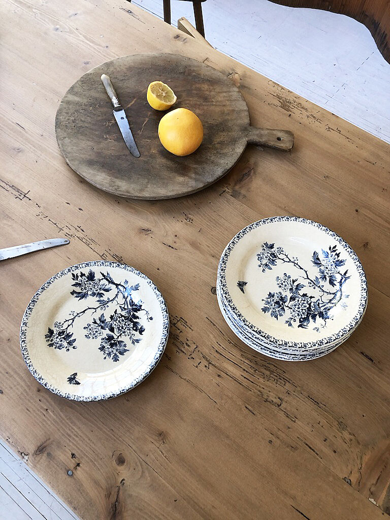 11 plates Terre de Fer Aubepine