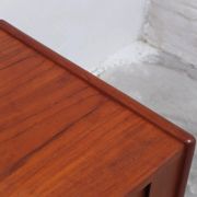 Danish teak sideboard with tambour doors, 1960s