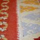 Vintage Turkish Melas handmade carpet 76cm x 267cm 1950s, 1C689