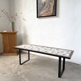 Modernist coffee table in glazed ceramic, circa 1960