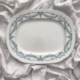 Iron earthenware dish “Louis XVI” U&C Sarreguemines
