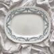 Iron earthenware dish “Louis XVI” U&C Sarreguemines