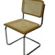 Set of 4 chairs Cesca B32 designed by Marcel Breuer design made in Italy