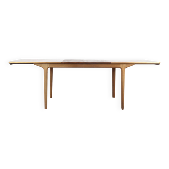 Table extensible années 50 en teck magnifique. Moderne/Rétro