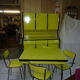 Yellow formica buffet