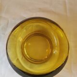 Vintage amber glass pocket tray