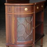 Elegant console by waring & gillow ltd, in mahogany veneer.