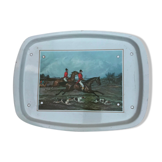 Fox hunt tv tray folding breakfast service in bed