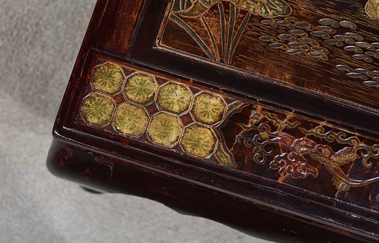 Lacquered Wooden Coffee Table, China – 1960