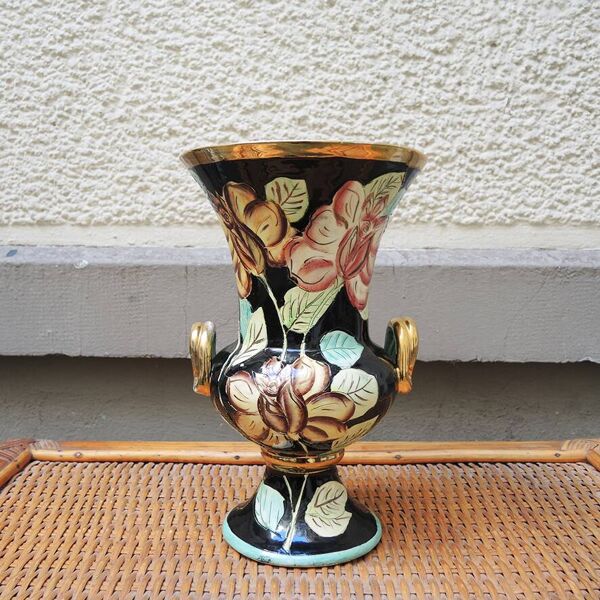 Ancien vase amphore Vallauris 89 bis