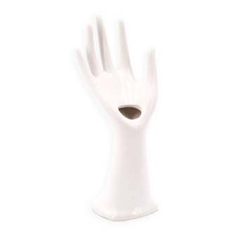 White porcelain ring hand, 70s