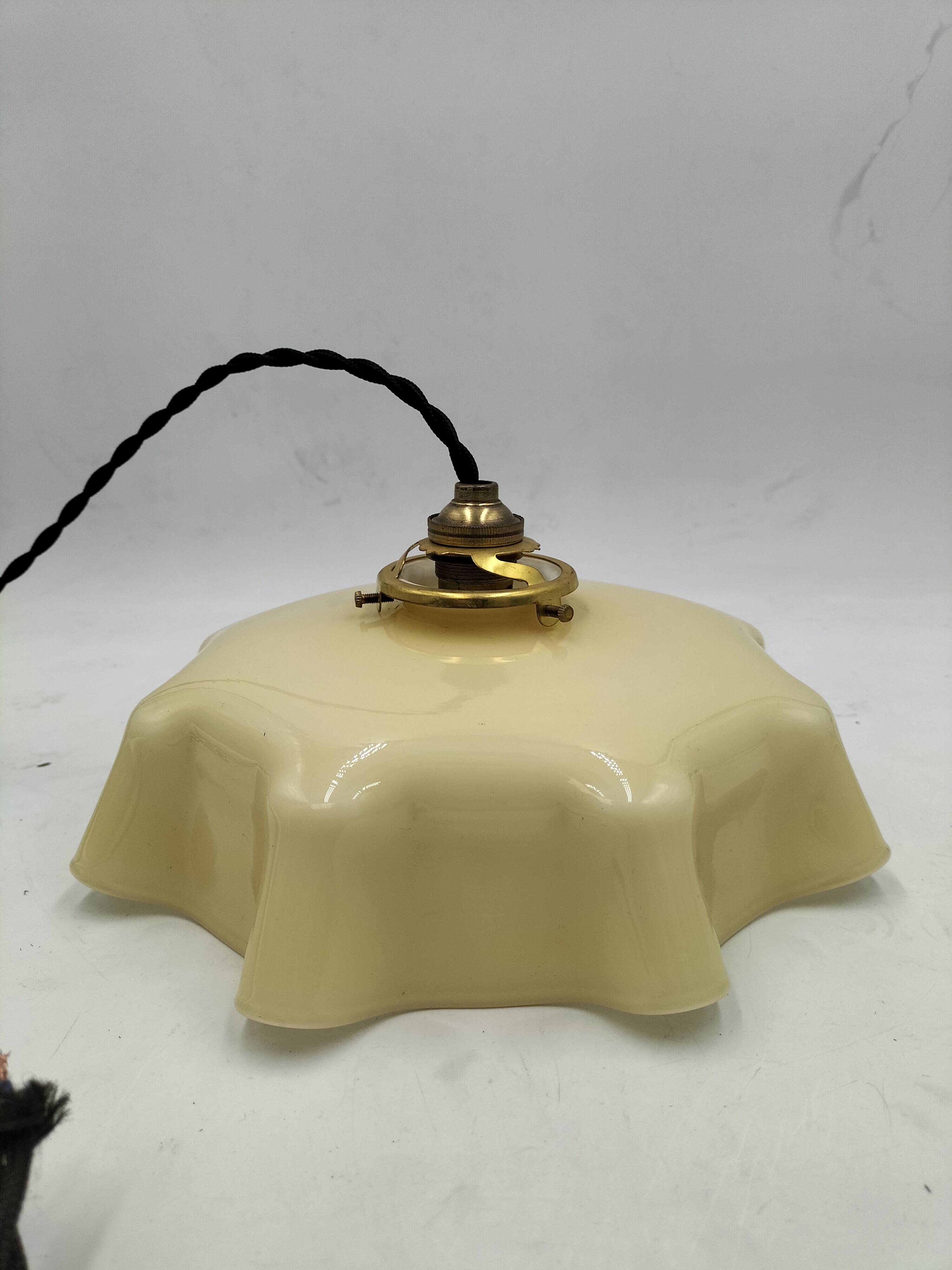 Opaline pendant light