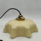 Opaline pendant light