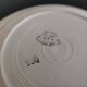 Set of 2 soup plates, Henri model, blue and red flowers Lunéville