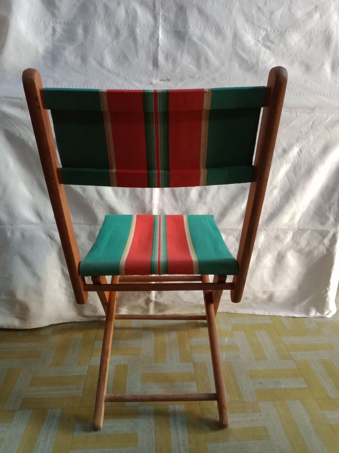 Vintage camping folding chairs