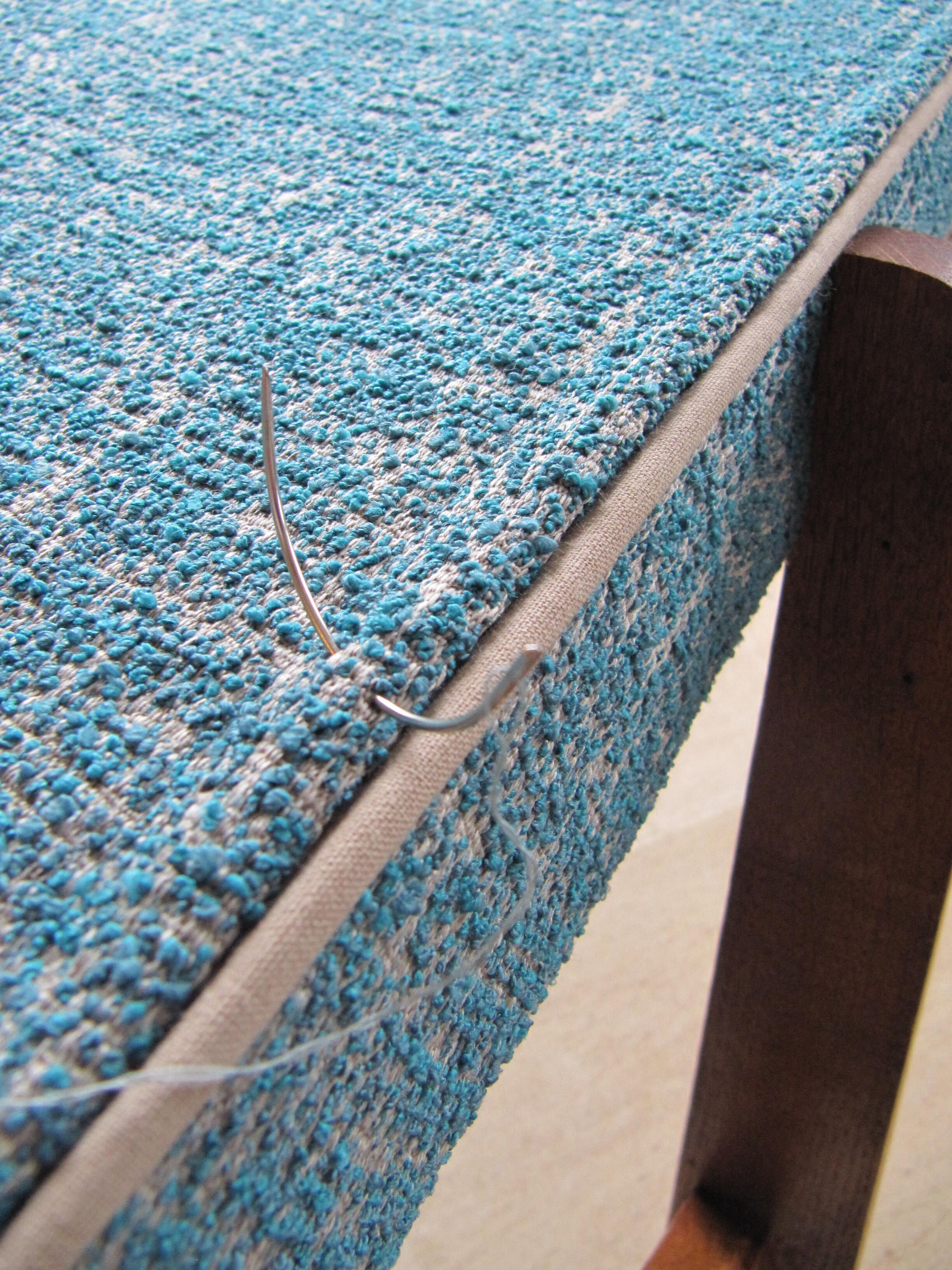 Former Chair restored by an upholsterer the 50 compass