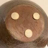 Signed stoneware vase