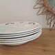 6 soup plates Céranord St Amand