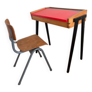 Bureau d’écolier vintage - formica