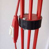 Lampadaire design italie 180cm tubulaire rouge
