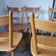 Set de 8 chaises bistrot vintage 1960