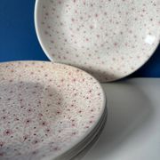 Vintage Sarreguemines dessert plates - Set of 4 antique plates