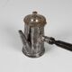 Individual silver-plated chocolate pot