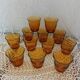 12 antique Vereco water glasses