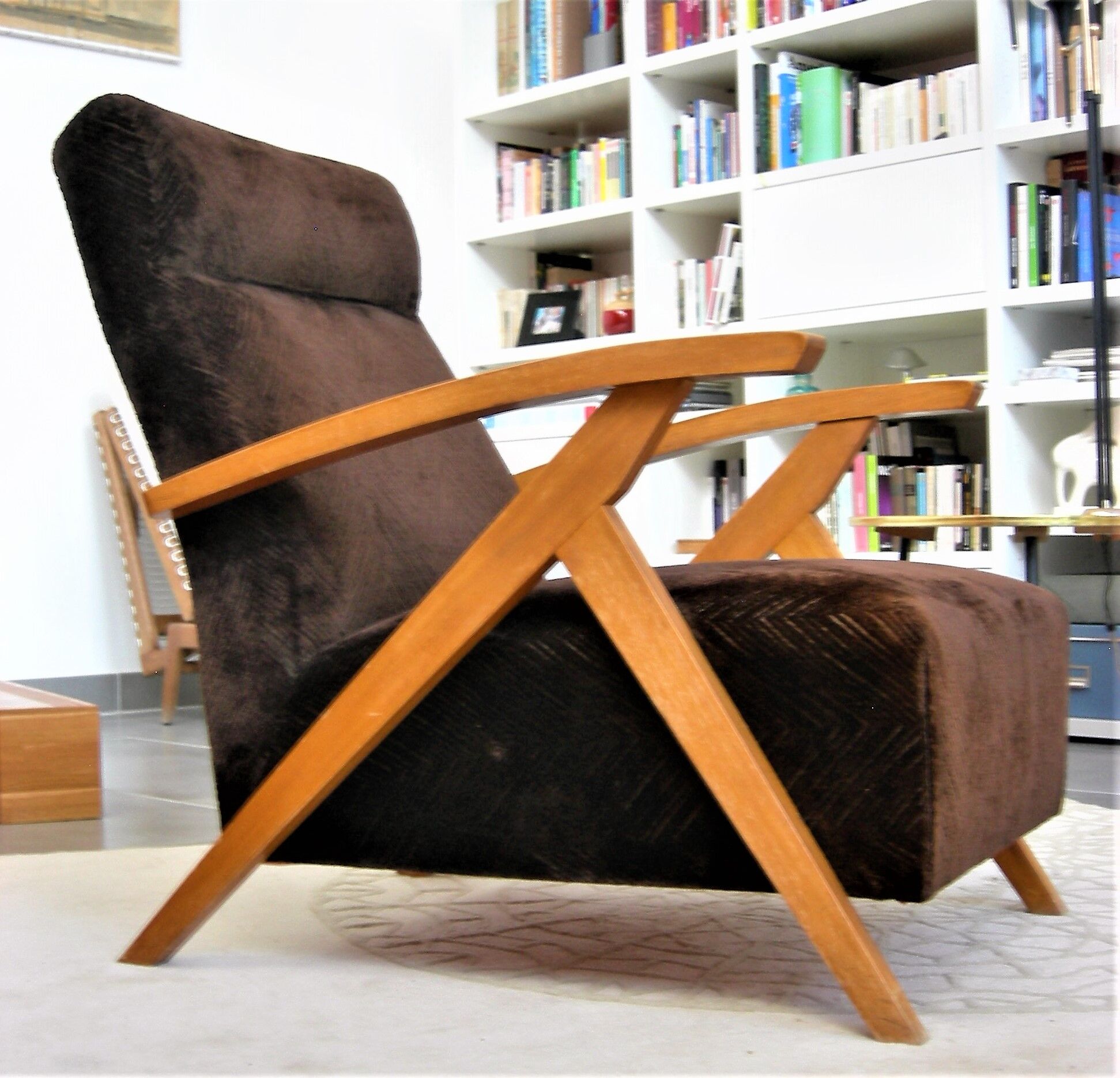 Chair of the years 50-60 frame wood