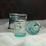 Set of 6 Beldi blown transparent glasses