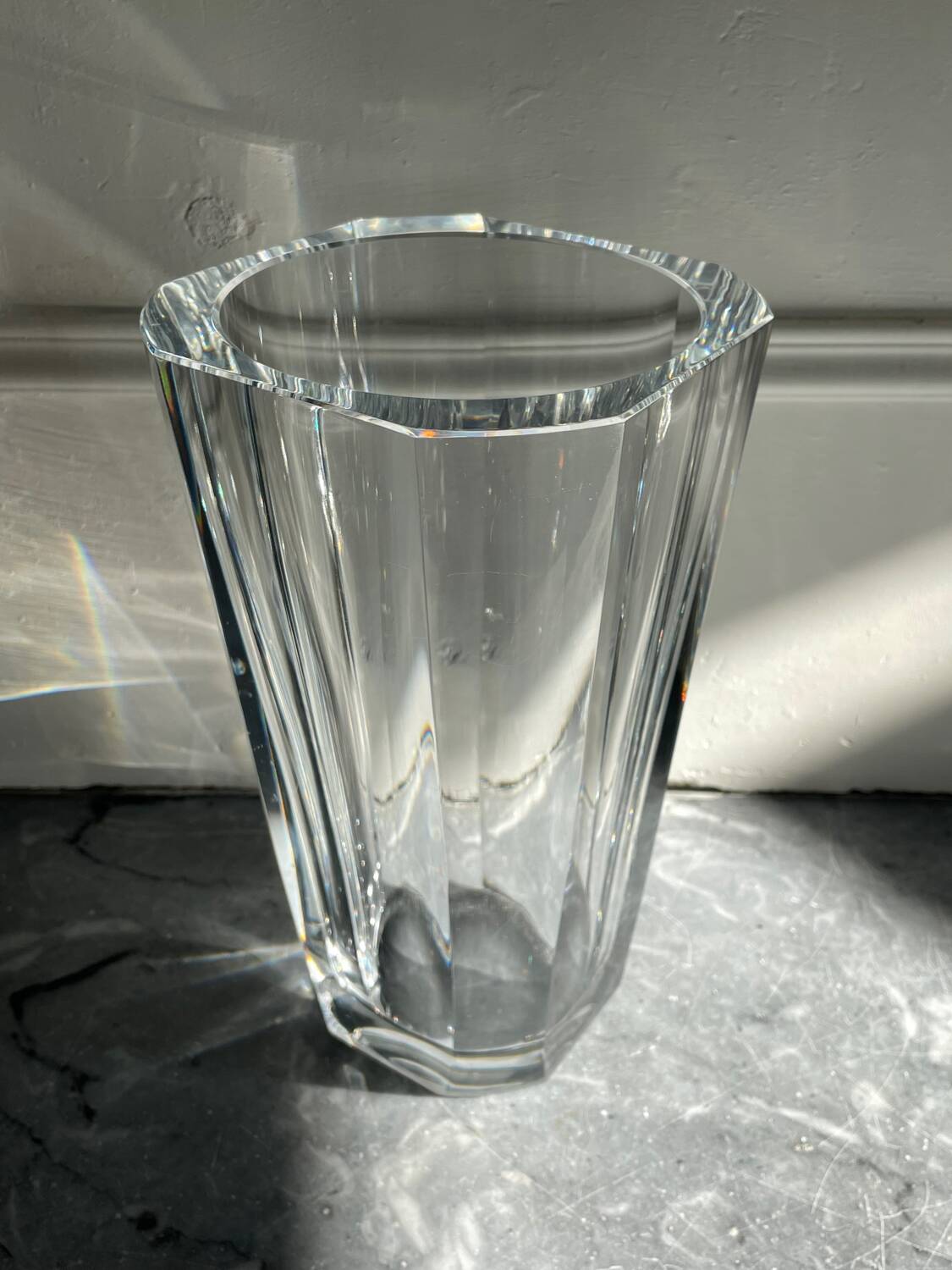 Vase en cristal de Baccarat modèle Diane