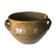 Bowl of varnished sandstone
