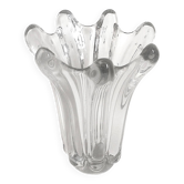 Crystal vase from the 60s Height 27 cm