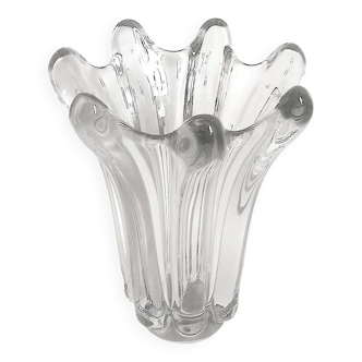 Crystal vase from the 60s Height 27 cm