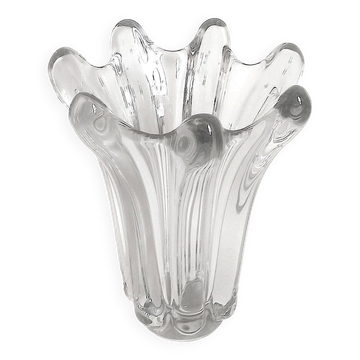 Crystal vase from the 60s Height 27 cm
