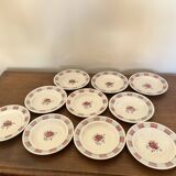 Set of 10 L'Amandinoise soup plates