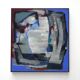 Jozef Mees, Lyrical Abstract Oil on Panel 1978