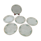 6 assiettes à dessert