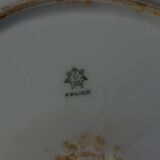 6 Assiettes à dessert en porcelaine de Limoges 1900 - Décor oiseau