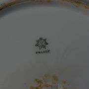 6 Limoges porcelain dessert plates 1900 - Bird decor