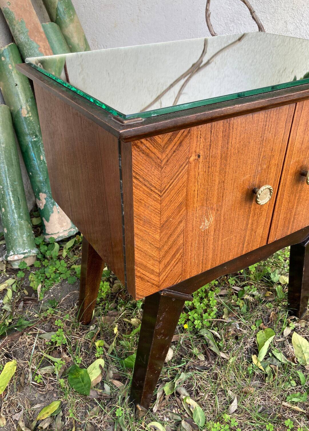 Vintage bedside table